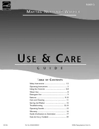 Maytag NEPTUNE WASHER 