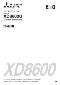 Mitsubishi DLP XD8600U 