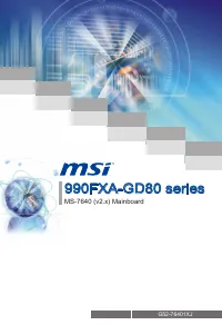 MSI 990FXA-GD80 