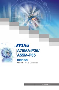 MSI A55M-P35 series 