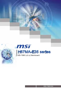MSI H67MA-E35 
