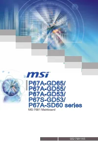 MSI P67A-GD53 (B3) 