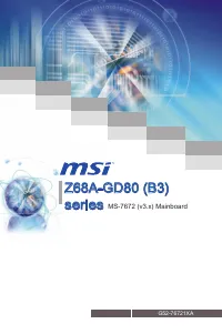 MSI Z68A-GD80 (B3) 