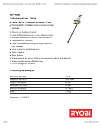Ryobi RHT-700R 