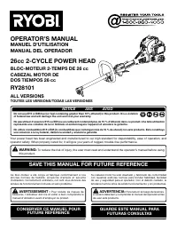 Ryobi RY28101 