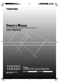 Toshiba 19A26C 