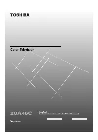 Toshiba 20A46C 