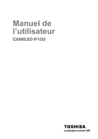 Toshiba Camileo P100 