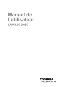 Toshiba Camileo X450 