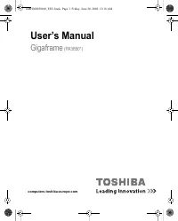 Toshiba Gigaframe Q-Series 