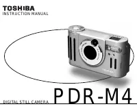 Toshiba PDR-M4 