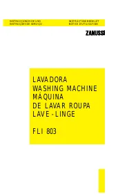 Zanussi FLI803 