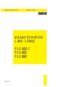 Zanussi FLS1042 
