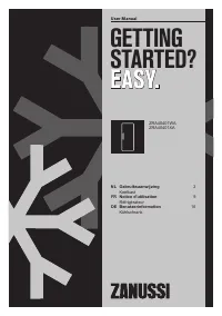 Zanussi ZRA40401WA 