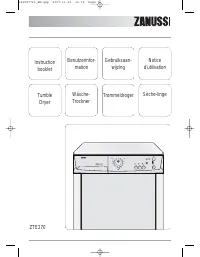 Zanussi ZTE270 