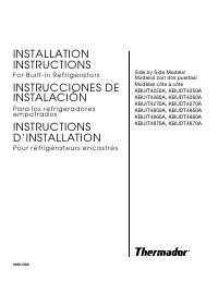 Thermador KBUDT4860A/01