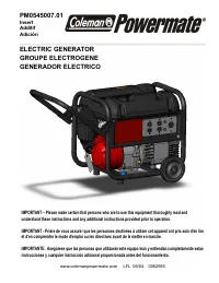 Coleman PM0545007.01