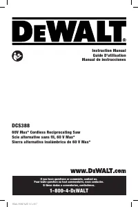 Dewalt DCS388T2 TYPE 1