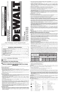 Dewalt DWE6411 TYPE 1