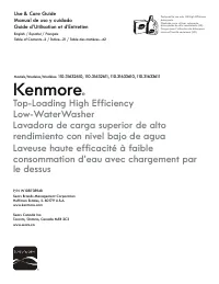 Kenmore 11031632610