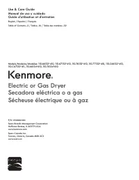 Kenmore 11066134610