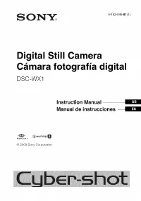 Sony DSC-WX1