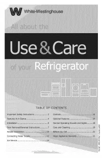Westinghouse WWTR1821TW1