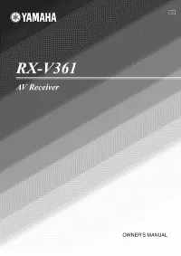 Yamaha RX-V361