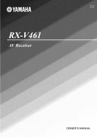 Yamaha RX-V461